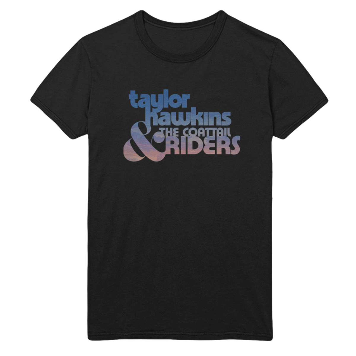 Taylor Hawkins & The Coattail Riders – Sky Inlay Black Tee-Taylor Hawkins