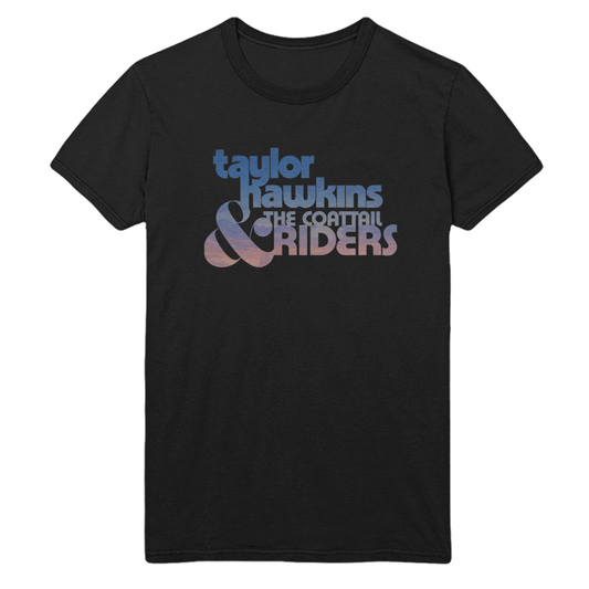Taylor Hawkins & The Coattail Riders – Sky Inlay Black Tee-Taylor Hawkins