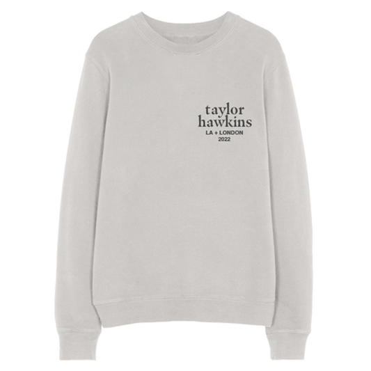 Taylor Hawkins Tribute Concert Crewneck Sweatshirt - Benefitting Music Cares (USA) and Music Support (UK)-Foo Fighters