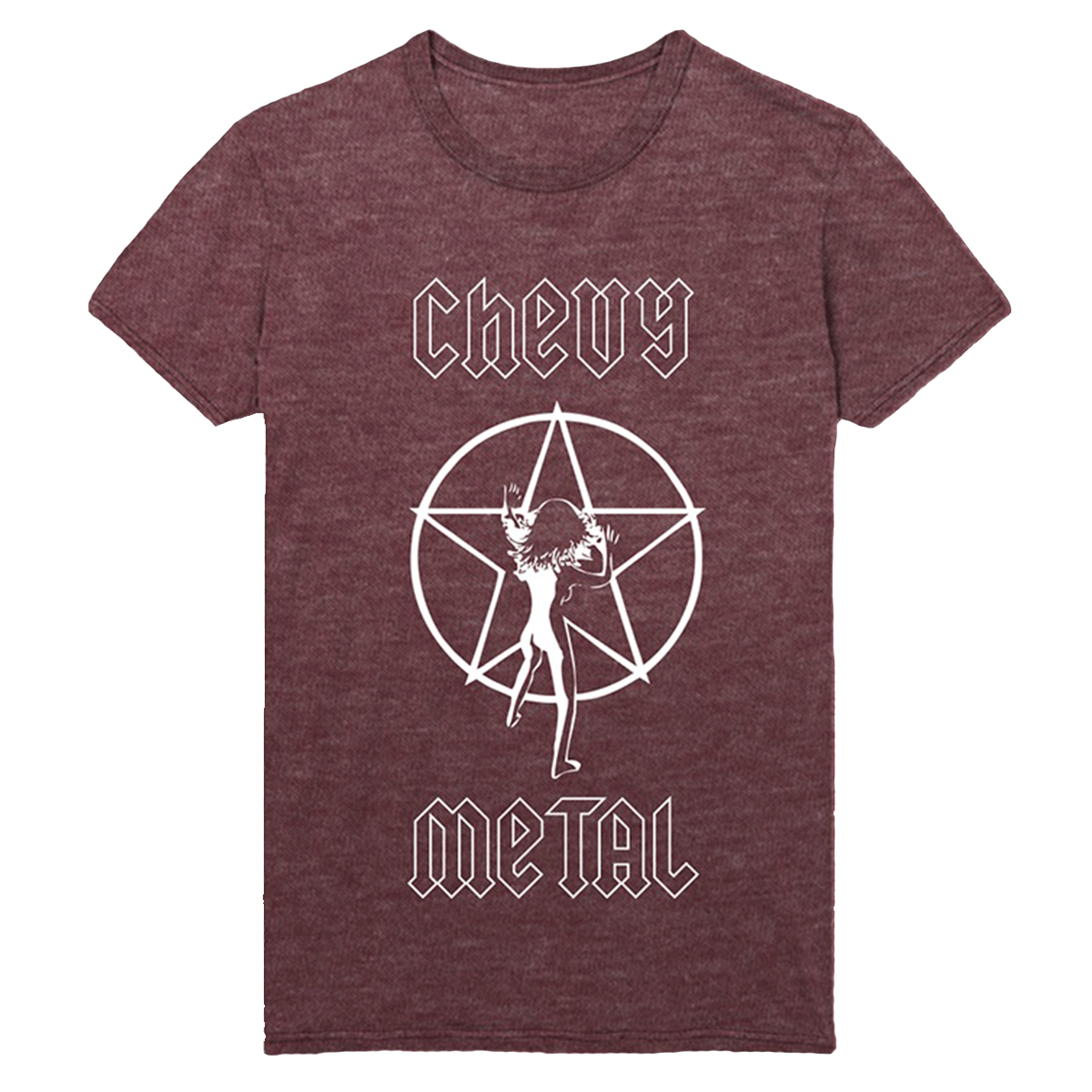 Rush Logo Tee (Heather Burgundy)-Taylor Hawkins