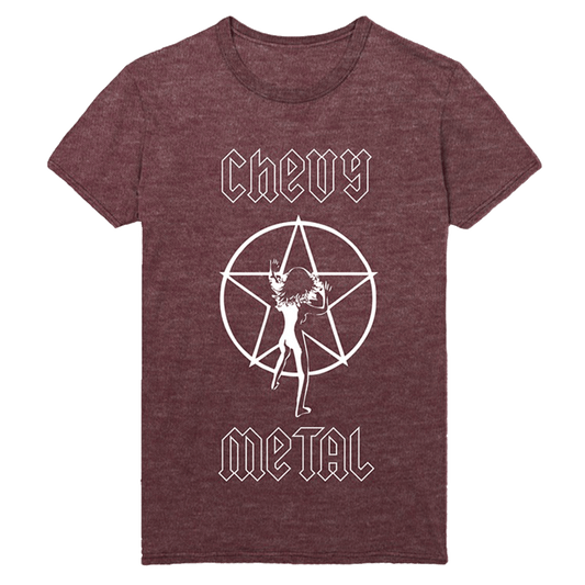 Rush Logo Tee (Heather Burgundy)-Taylor Hawkins