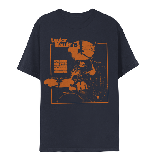 Taylor Hawkins Tribute Concert Tee - Navy - Benefitting Music Cares (USA) and Music Support (UK)-Foo Fighters