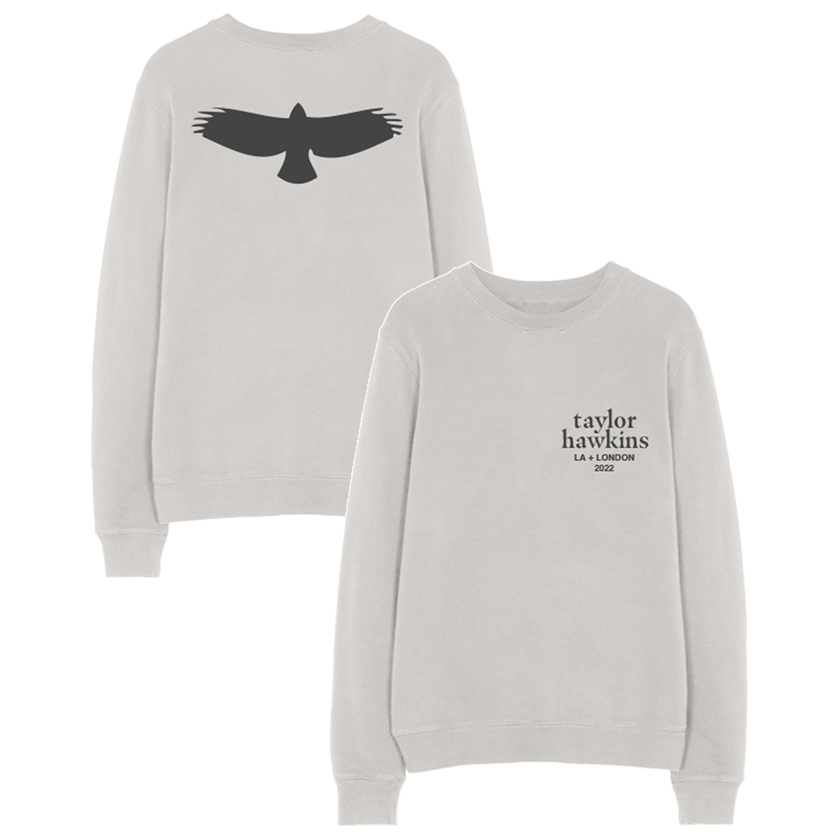 Taylor Hawkins Tribute Concert Crewneck Sweatshirt - Benefitting Music Cares (USA) and Music Support (UK)-Foo Fighters