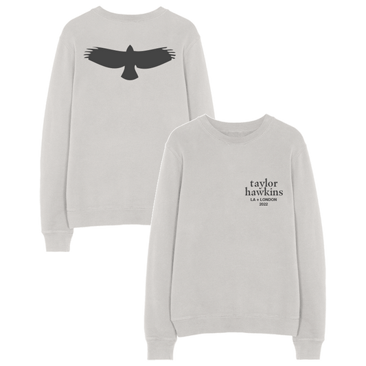 Taylor Hawkins Tribute Concert Crewneck Sweatshirt - Benefitting Music Cares (USA) and Music Support (UK)-Foo Fighters